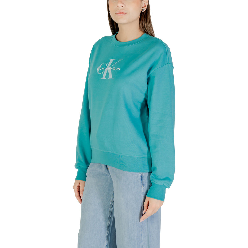 Calvin Klein Jeans — Sweat LV047B234G bleu azur femme — vue 4