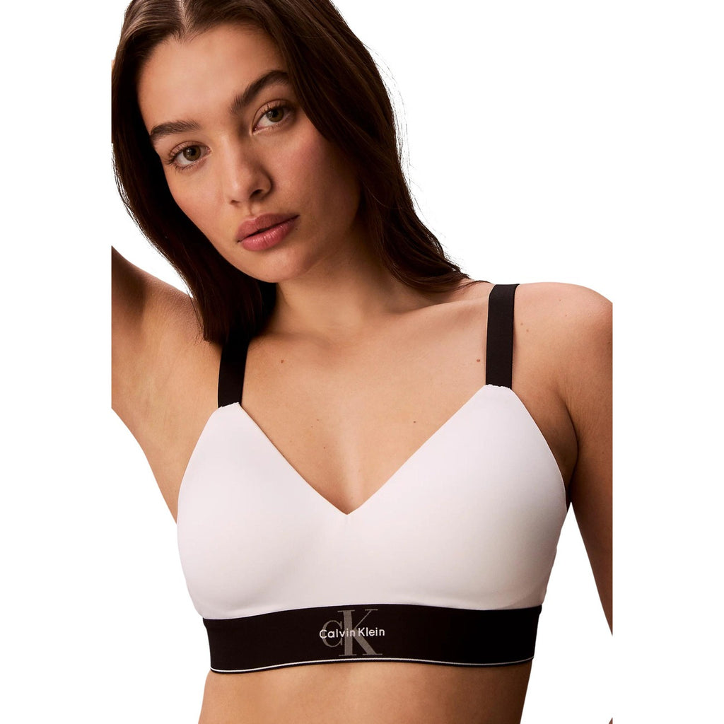 Calvin Klein Underwear — Brassière légèrement doublée blanc femme — vue 3