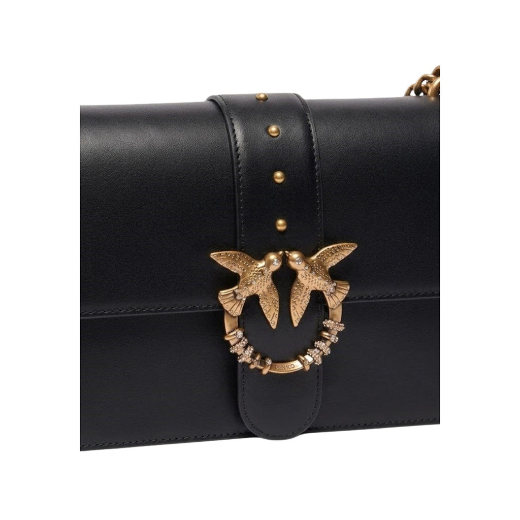 Pinko — Sac Love One Mini New Buckle noir femme — vue 4