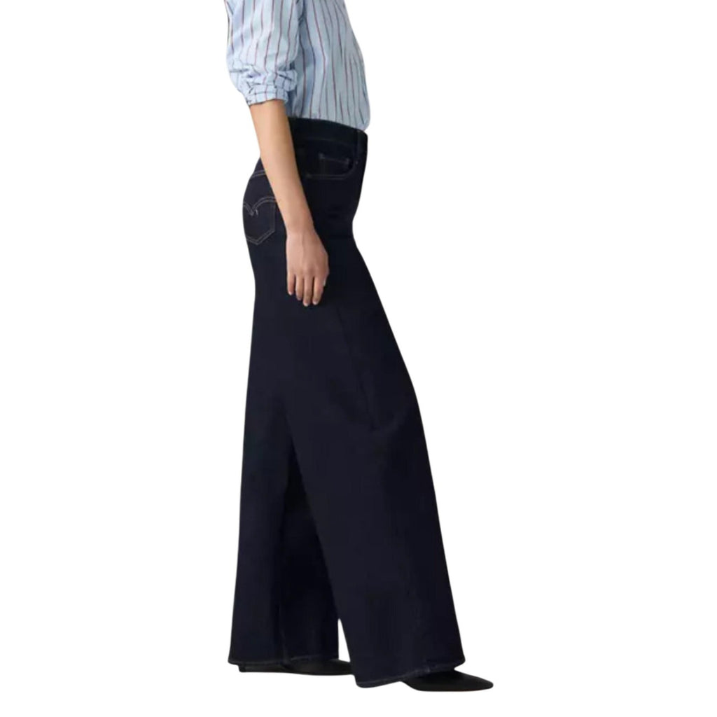 Levi’s — Schwarze Stretch-Damenjeans — Ansicht 3