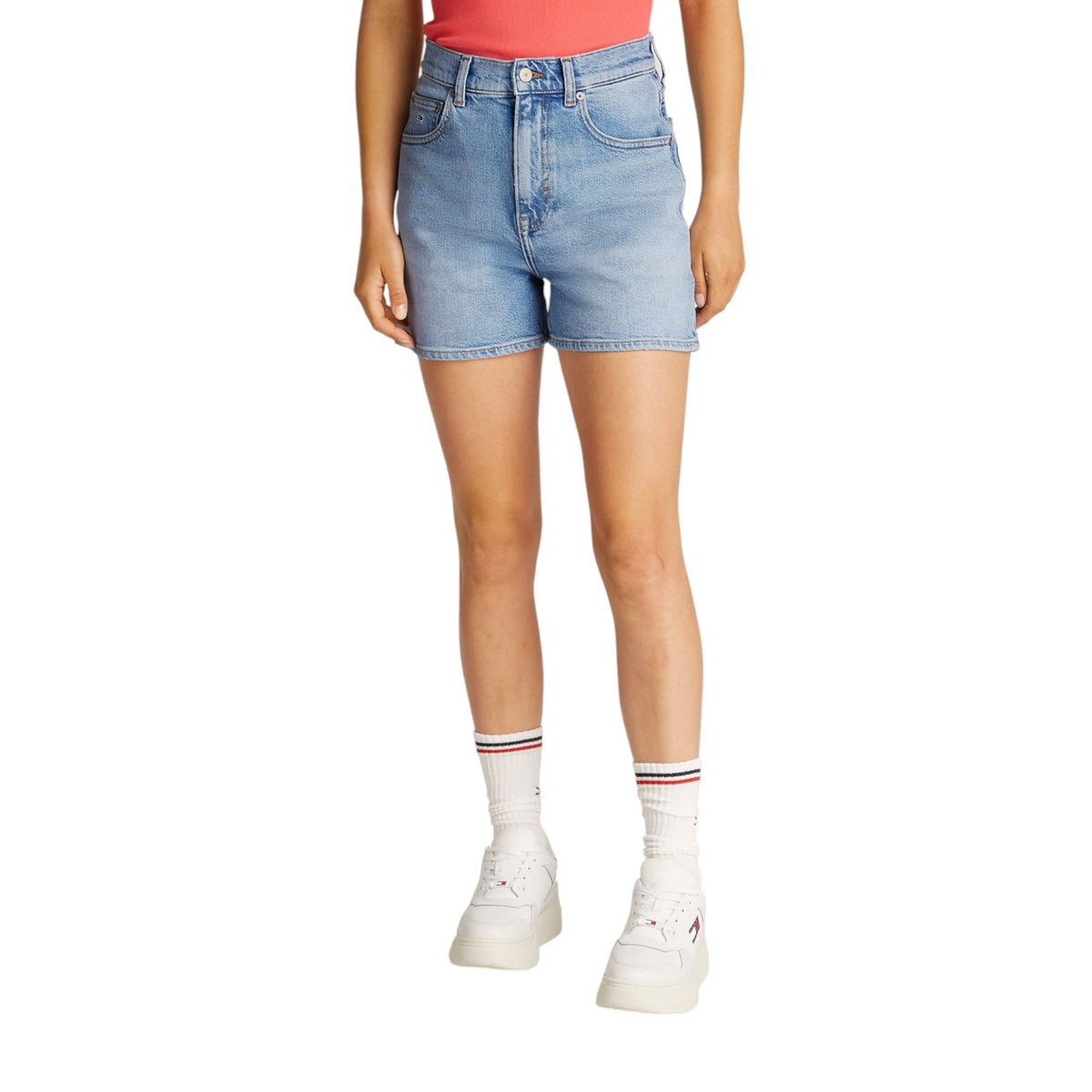 Tommy Jeans — Short DW0DW20091 bleu femme — vue 3
