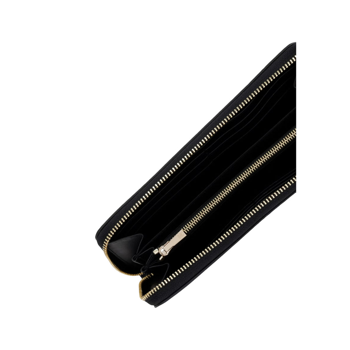 Tommy Hilfiger — Portefeuille Icon Large Zip-Around noir femme — vue 3