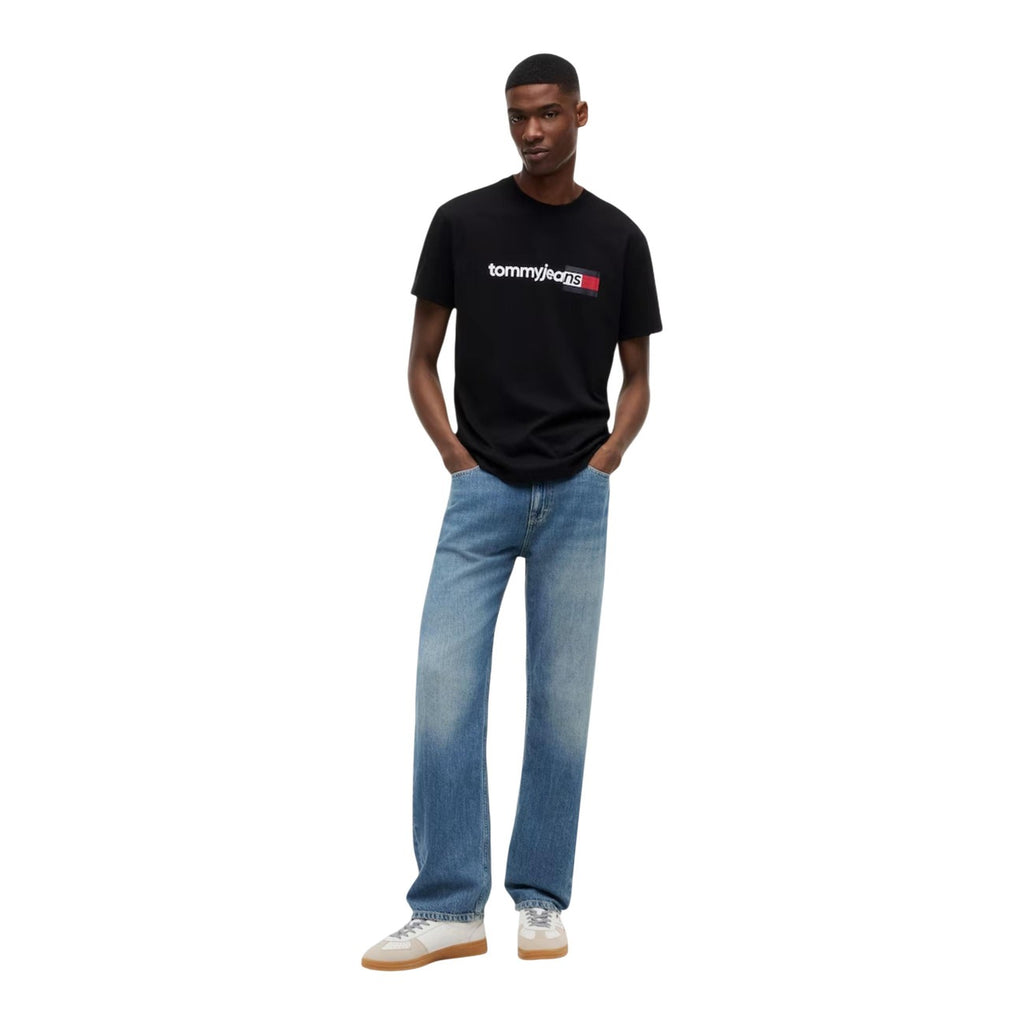 Tommy Jeans — Men’s black t-shirt — view 4