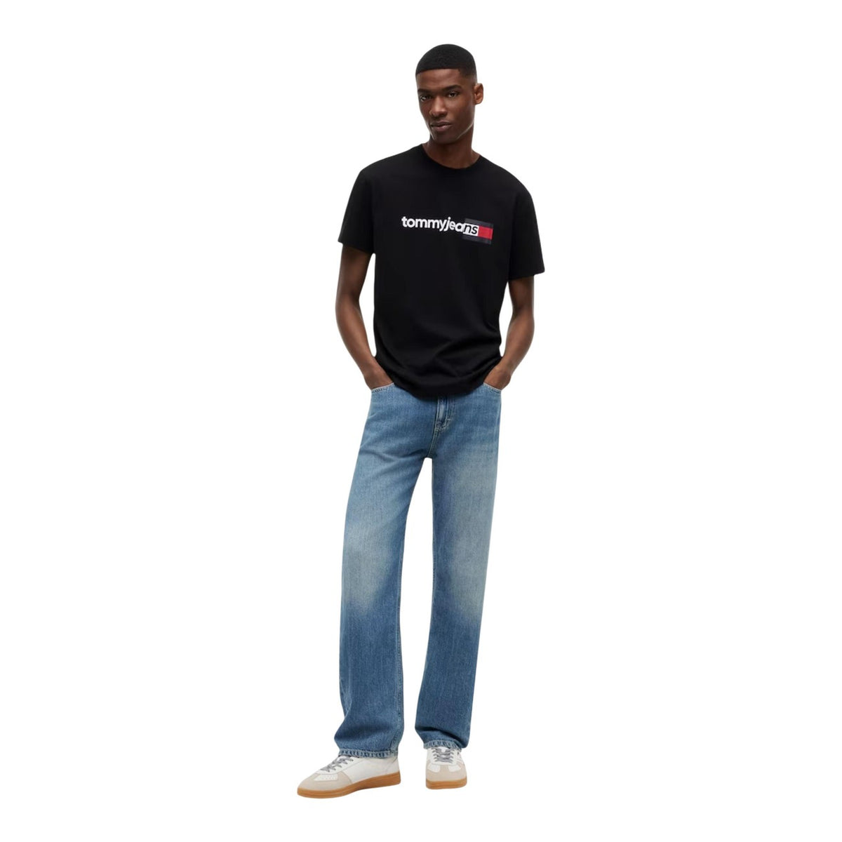 Tommy Jeans — Men’s black t-shirt — view 4