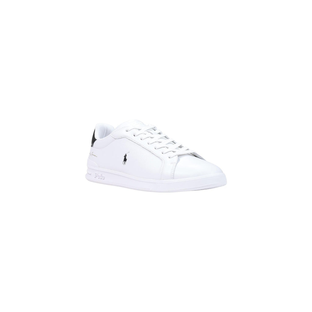 Polo Ralph Lauren — Baskets HRT CRT SIG noires en cuir homme — vue 2