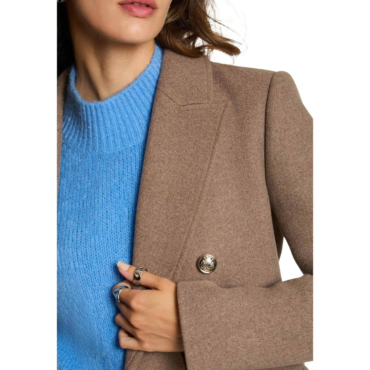 Morgan — Women’s gray coat — view 4