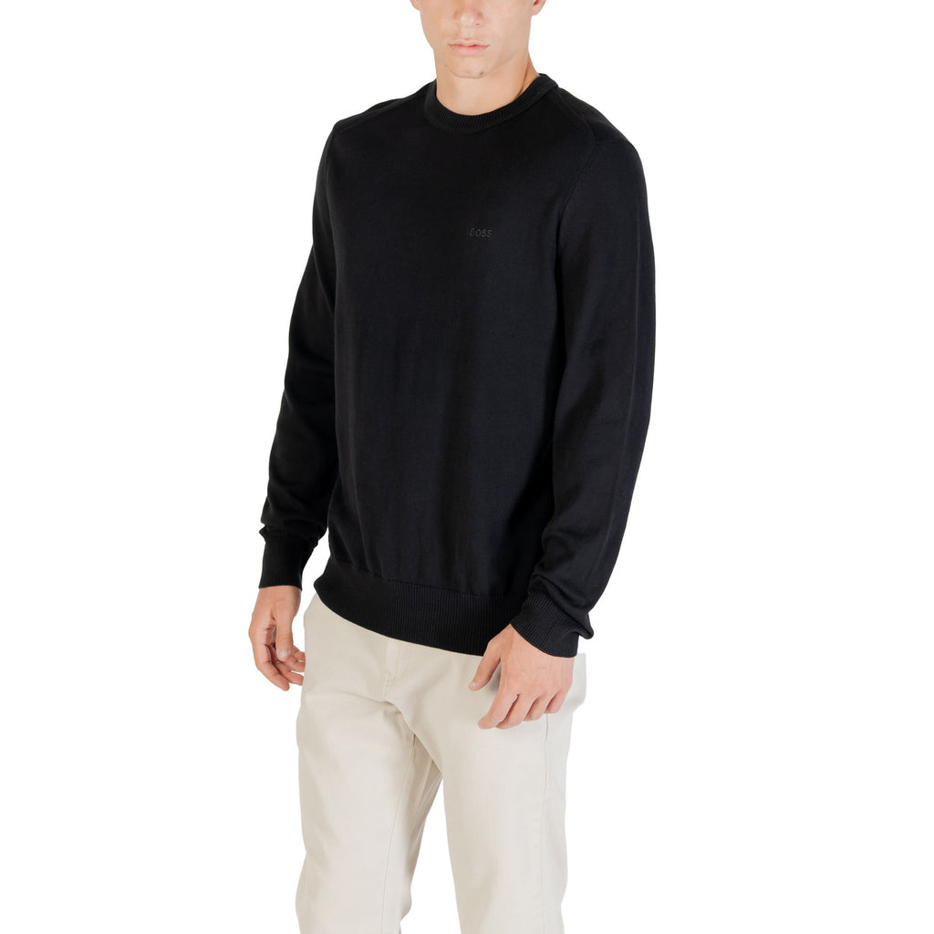 BOSS — Herren-Pullover Asac_C schwarz — Ansicht 4