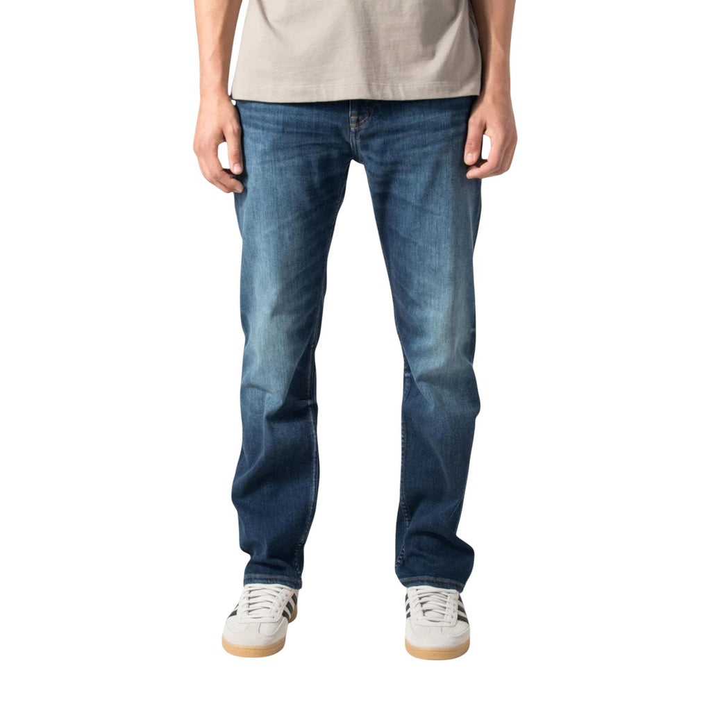 BOSS — Ogden BO regular-fit blue jeans for men