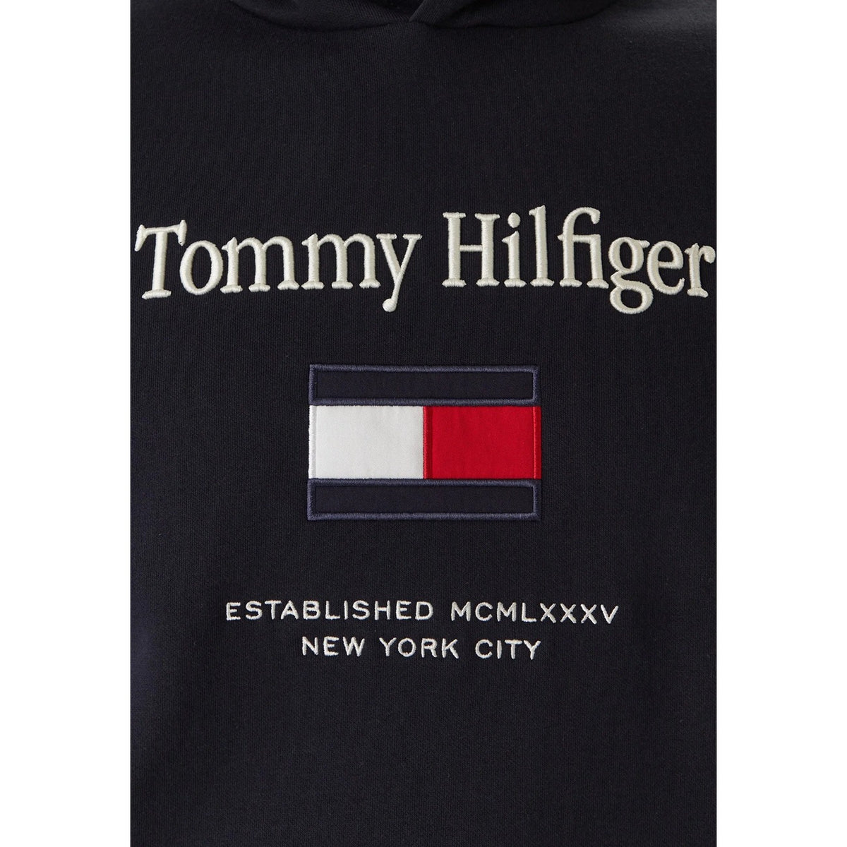 Tommy Hilfiger – Weißes Sweatshirt für Herren — Ansicht 4