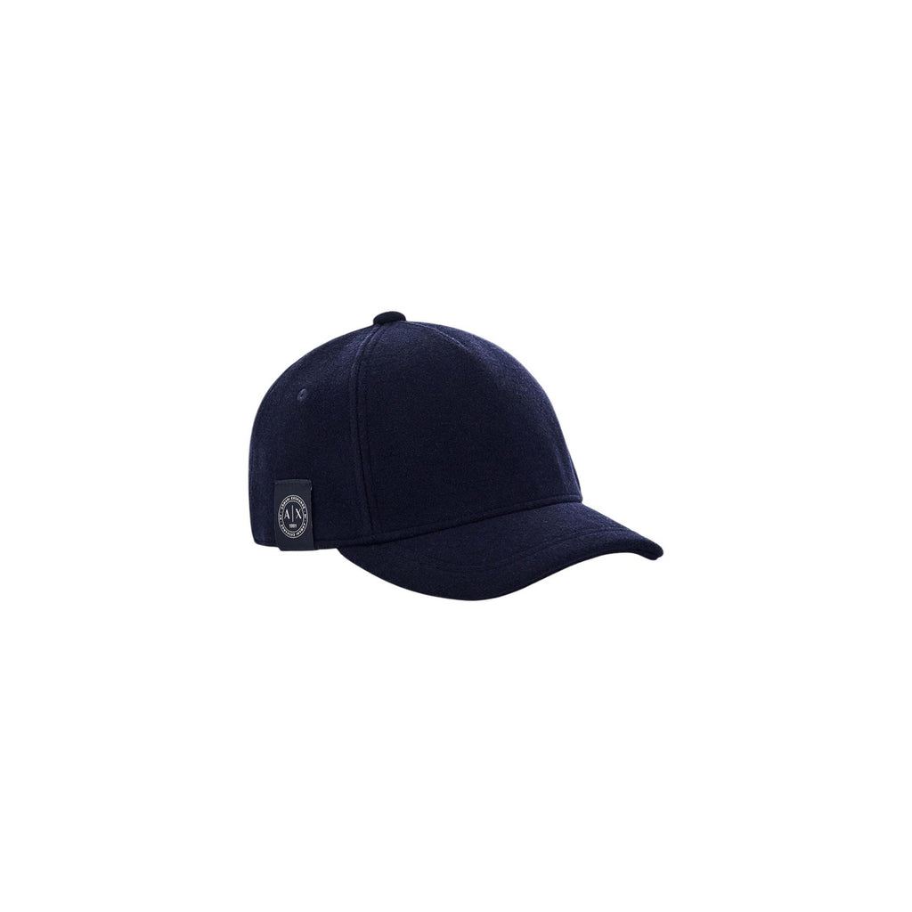 Armani Exchange — Muts van wolmix voor heren in het blauw