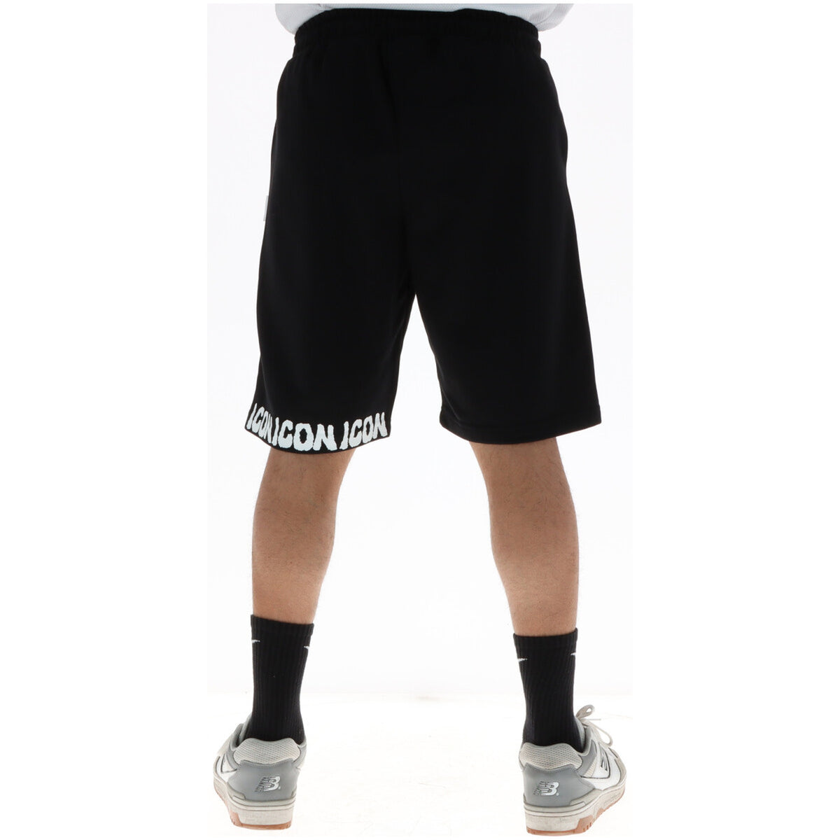 Icon — Bermuda IUB017 noir homme — vue 2