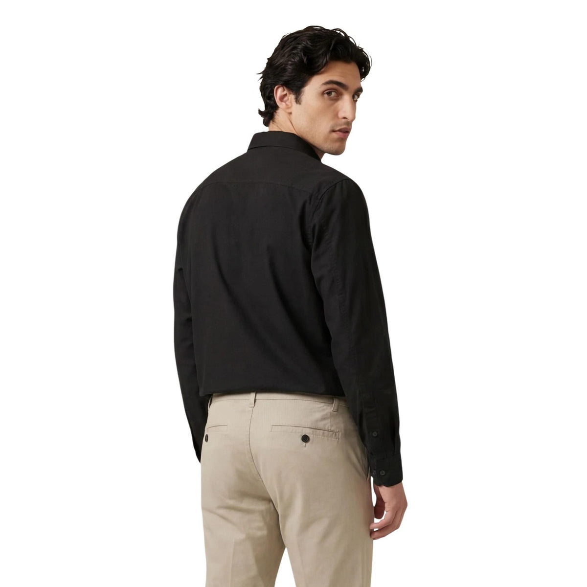 Calvin Klein Jeans — Chemise LV04RE103G Noire homme — vue 2