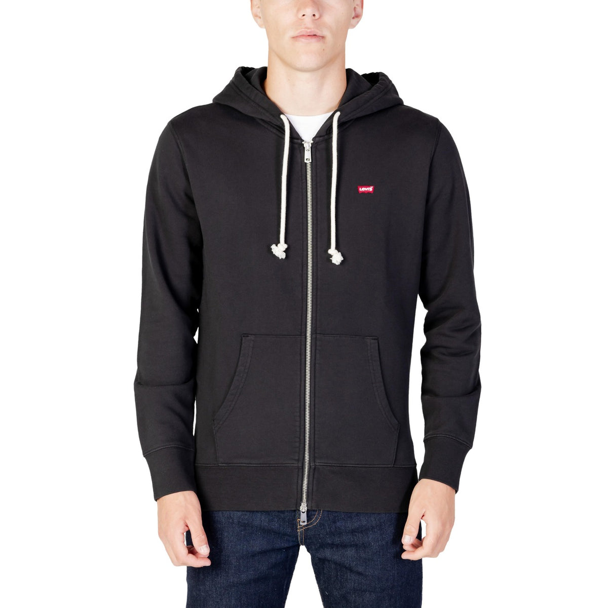 Levi’s — Men’s black New Original zipped sweatshirt