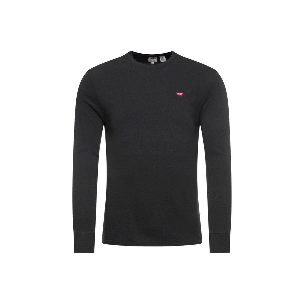 Levi’s — Zwart Original heren-T-shirt met lange mouwen — afbeelding 2