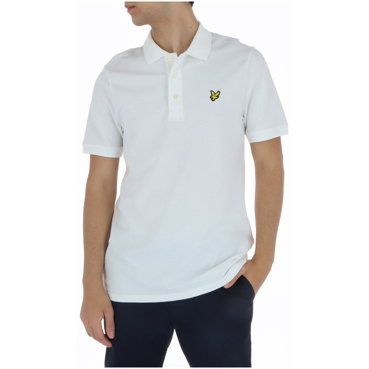 Lyle & Scott — Polo en coton stretch homme — vue 9