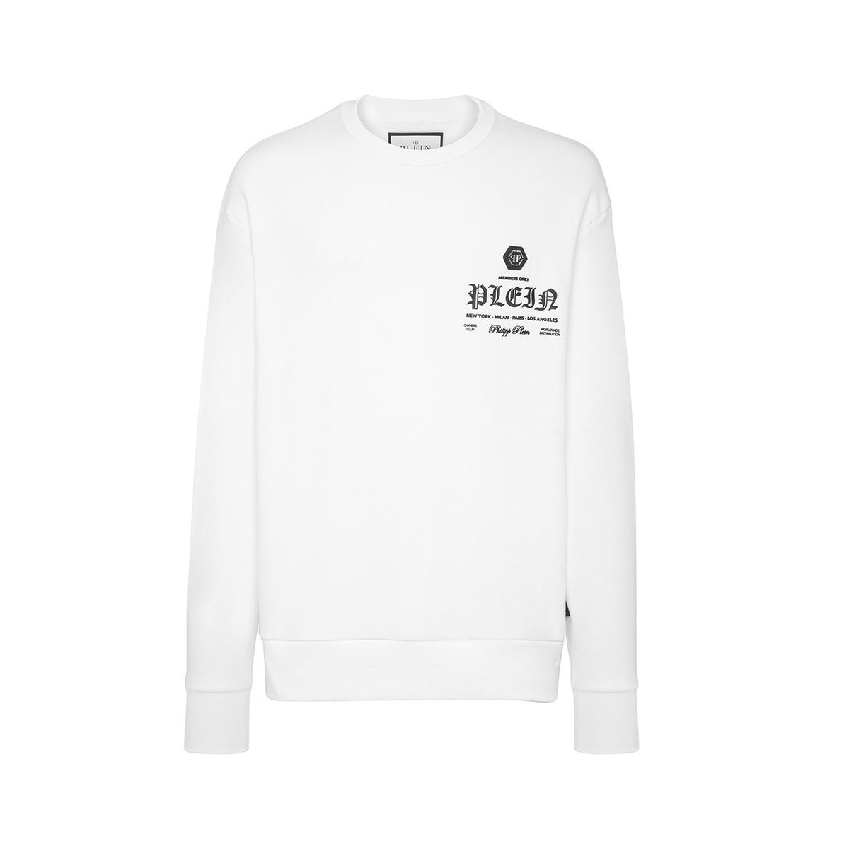 Philipp Plein — Sweat BO_1483 blanc homme