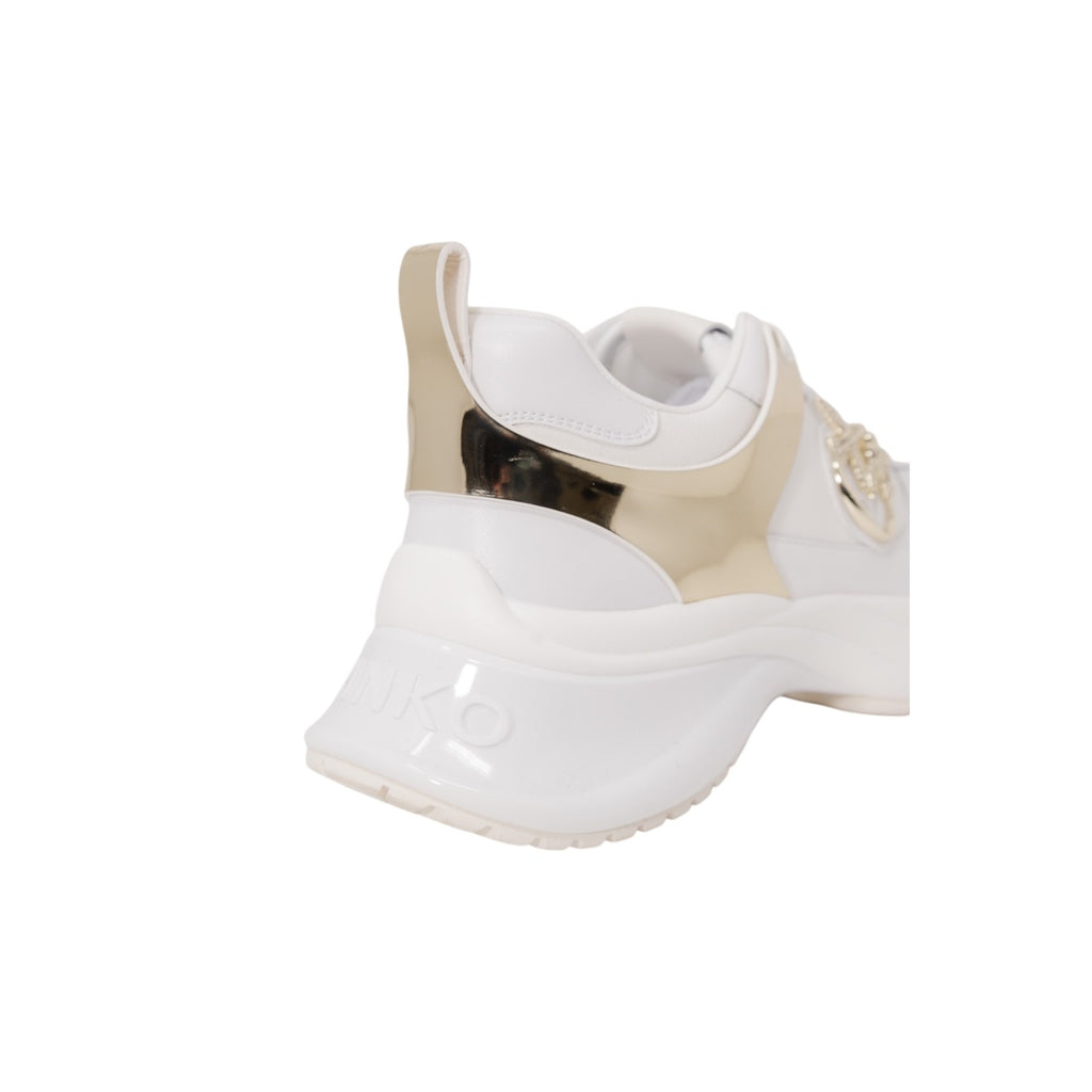 Pinko — Baskets Ss0027p025 en cuir blanc femme — vue 5