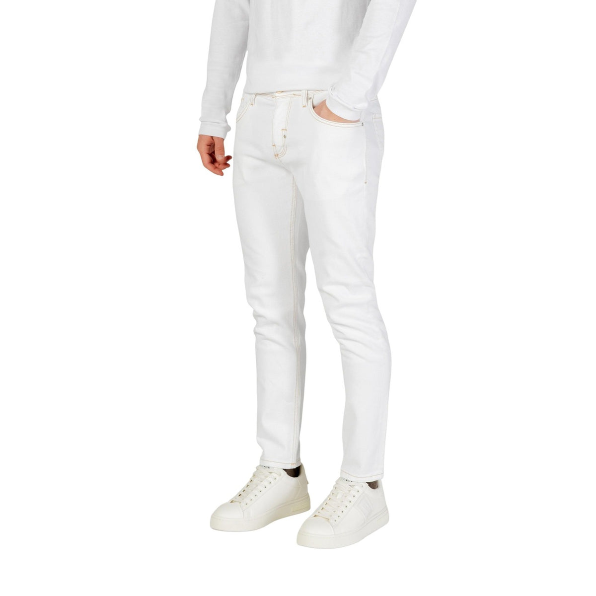 Antony Morato — Jean réf. MMDT00264-FA750641 W02231 blanc homme — vue 3