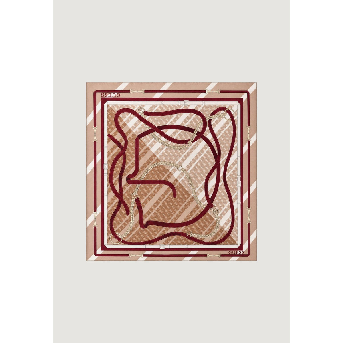 Guess — Yvonne Logo scarf 120 × 120 woman