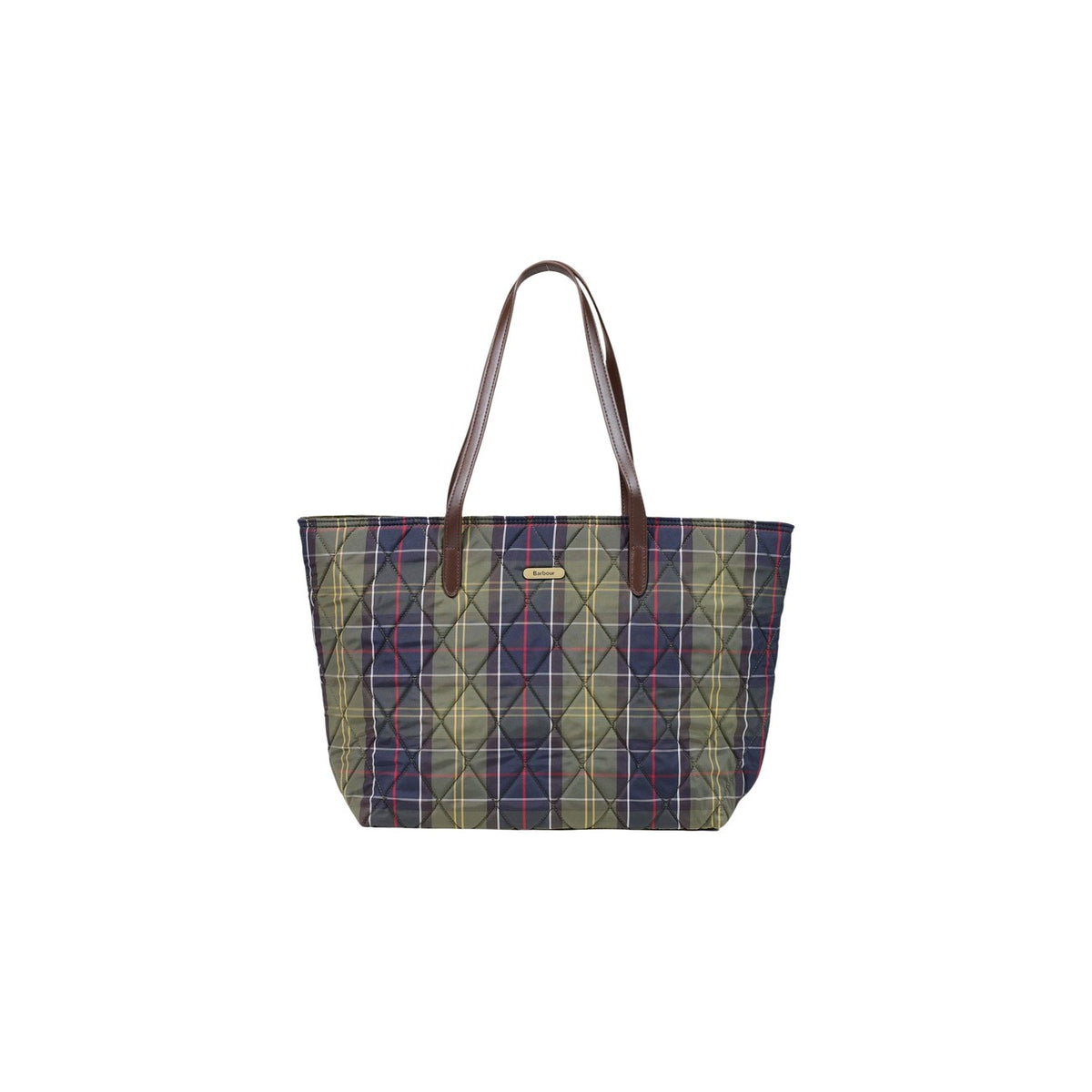 Barbour — Wetherham Quilted Tartan damescabas
