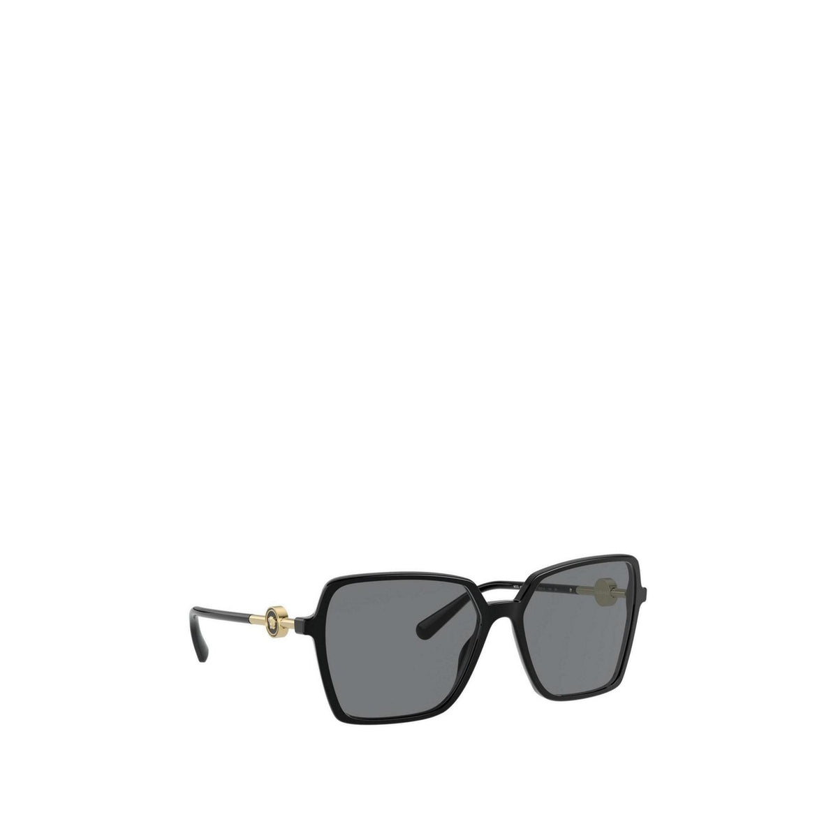 Versace — Lunettes de soleil carrées en acétate noir 58 mm femme — vue 3