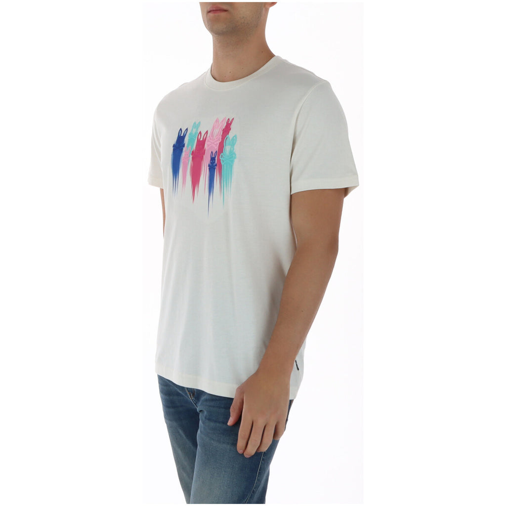 Psycho Bunny — T-shirt MT0200228 blanc homme — vue 3