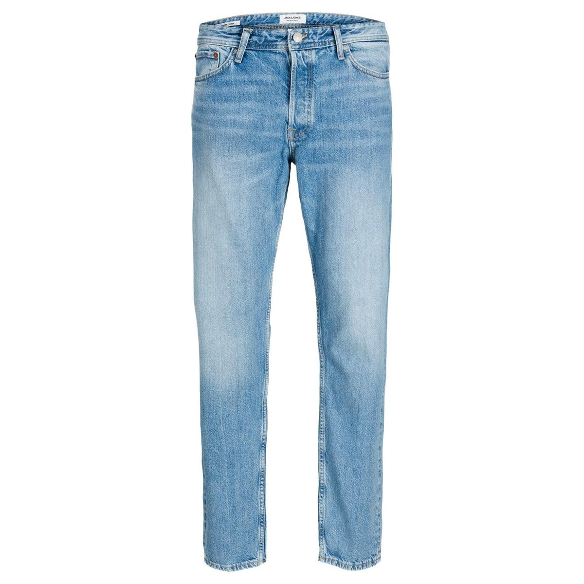 Jack & Jones — Men's blue JJICHRIS relaxed jeans — view 2