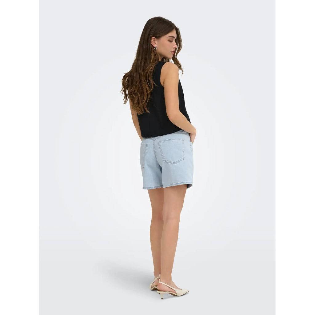 Only — Shorts ref. 15196224 light blue woman — view 2