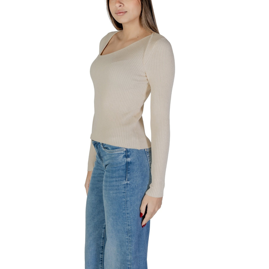 Vila Clothes — Damenpullover 14103386 weiß — Ansicht 4