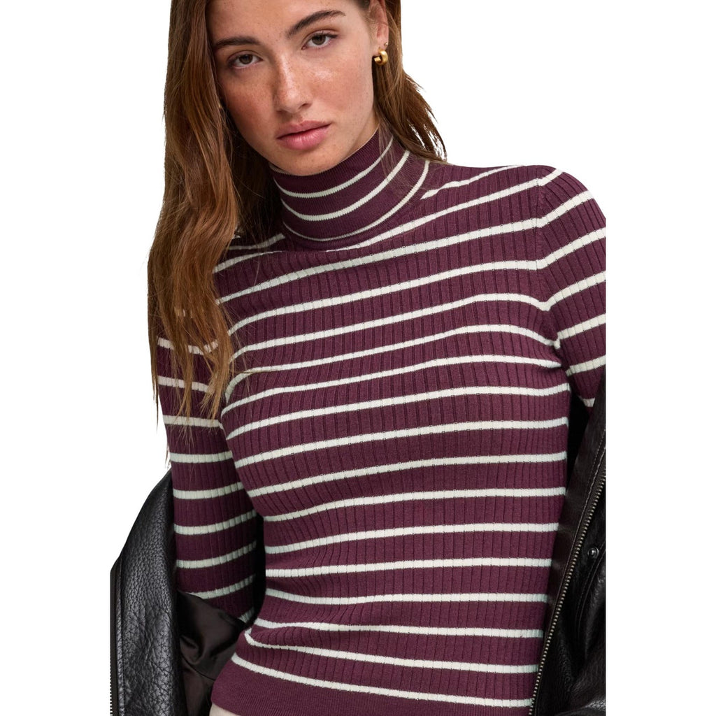 Only — ONLKAROL women’s high-neck knit sweater