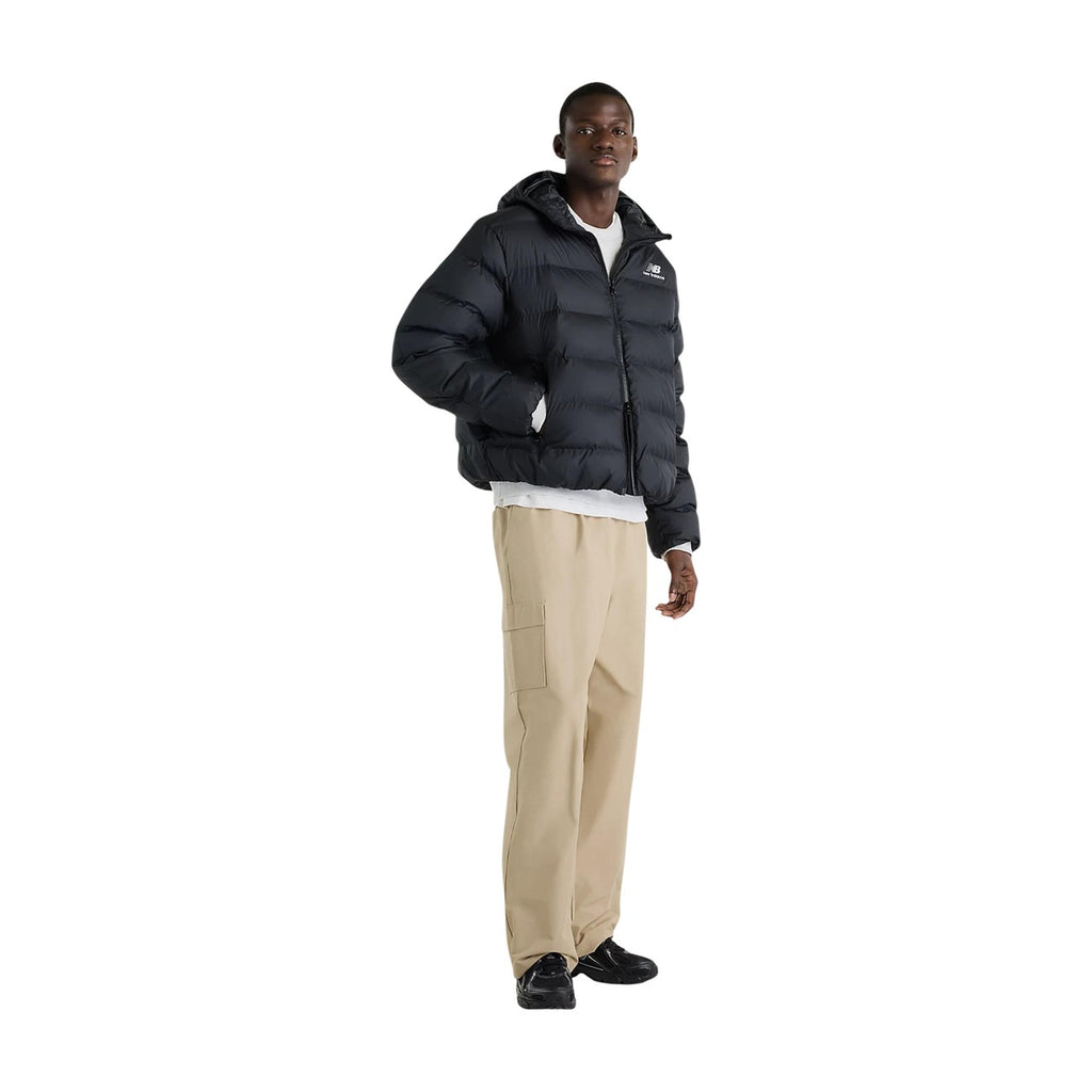 New Balance — Veste réf. MJ62G17OBK col montant manches longues noir homme — vue 3