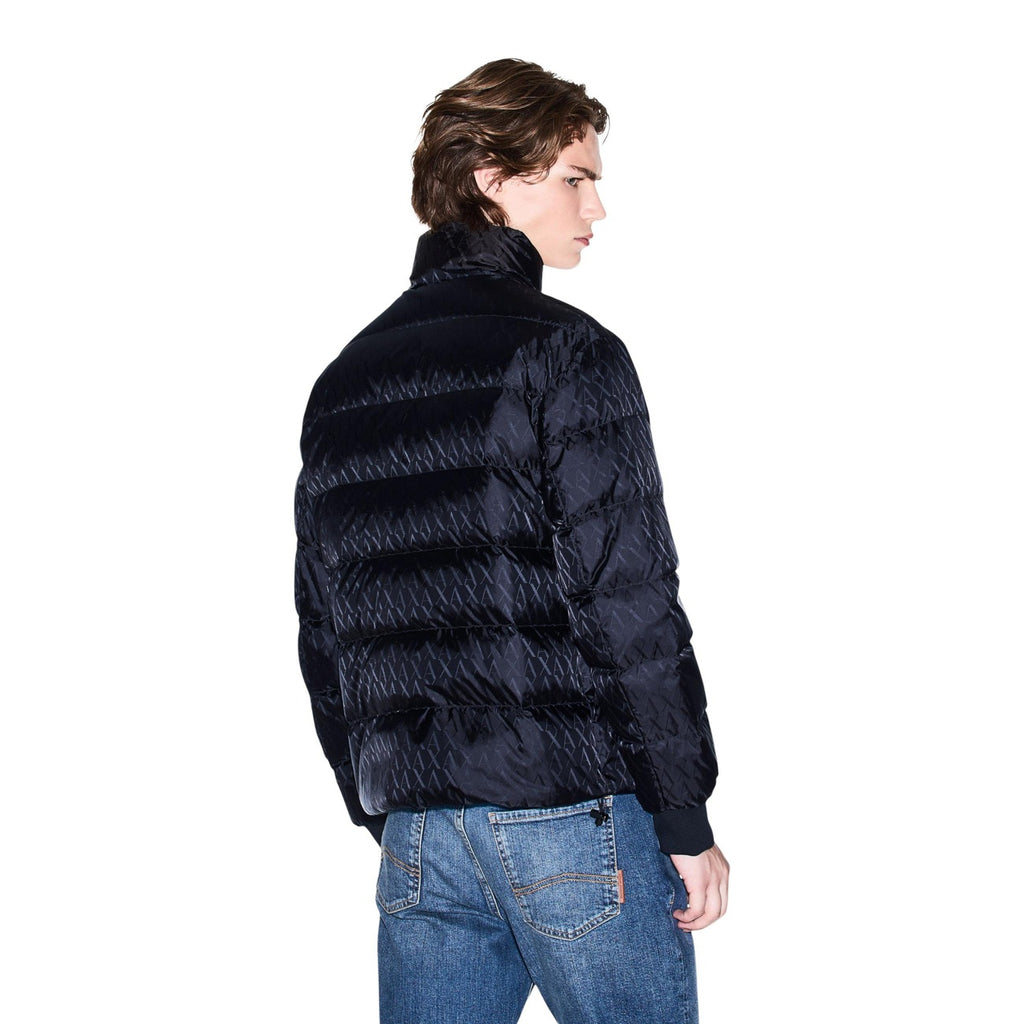 Armani Exchange — Blaue Herrenjacke — Ansicht 2
