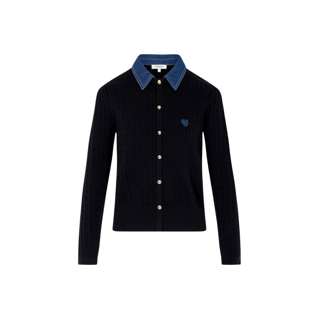Morgan — Women’s black sweater — view 2