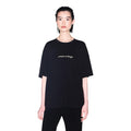 Armani Exchange — T-shirt en coton noir femme