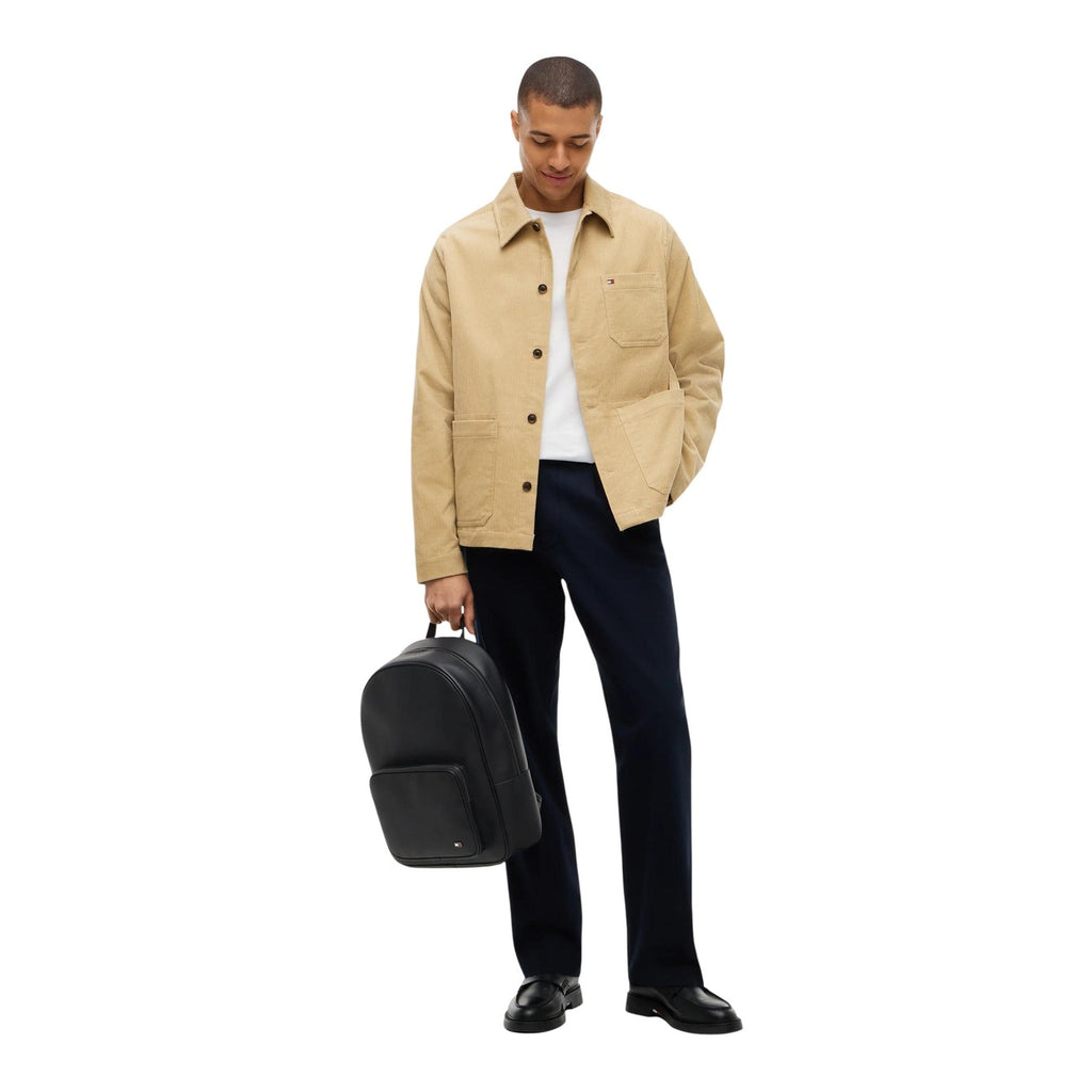 Tommy Hilfiger — Sac à dos Foundation noir homme — vue 2