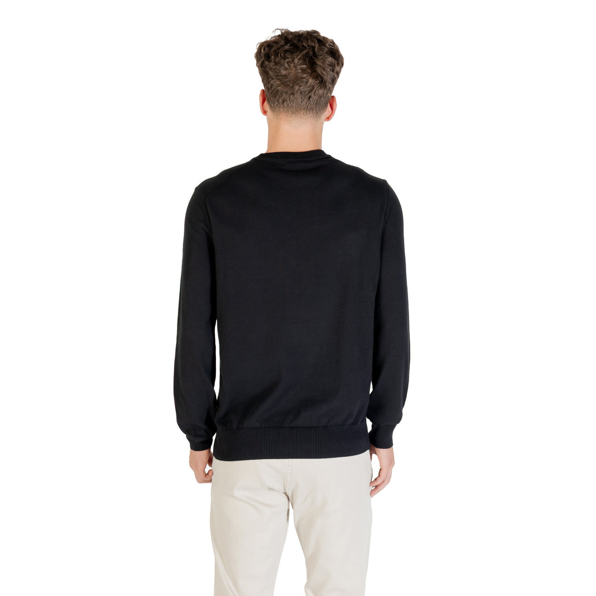 BOSS — Pull Asac_C noir homme — vue 2