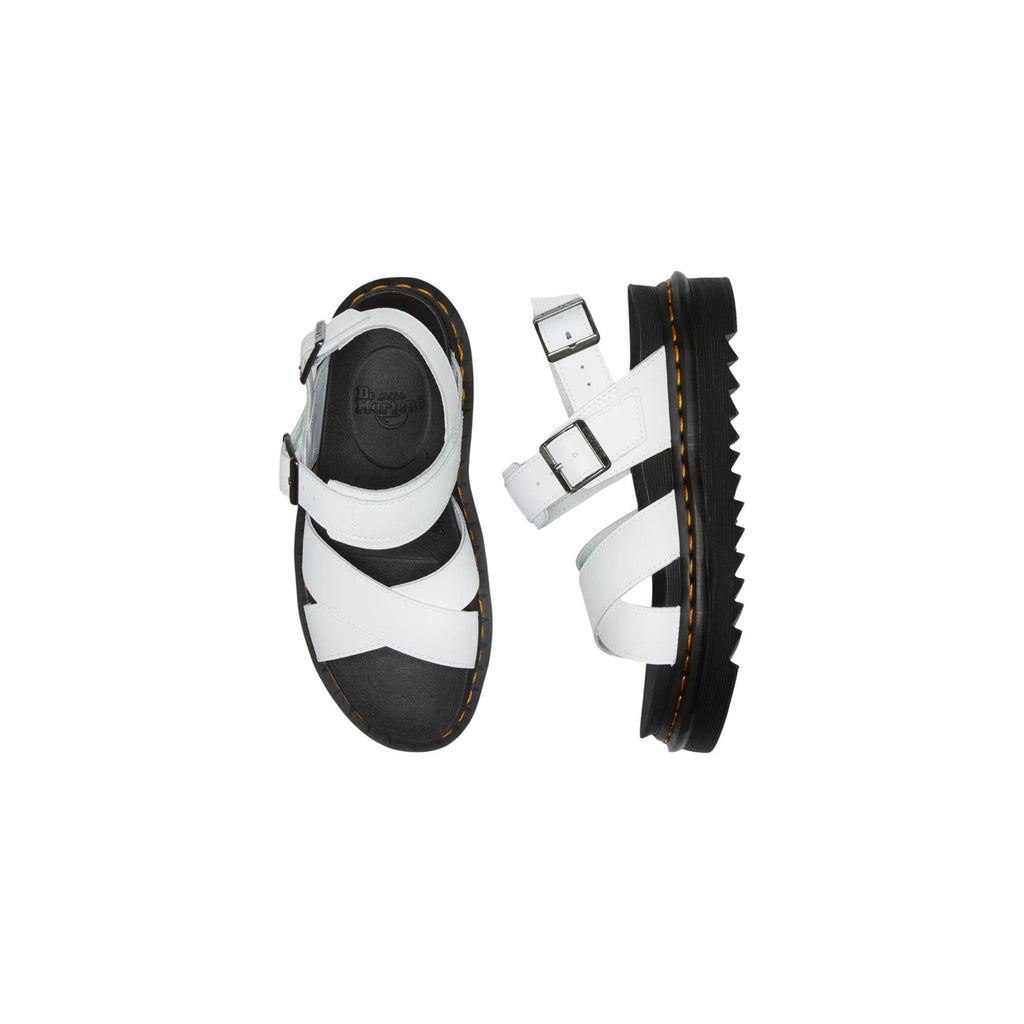 Dr. Martens — Damen-Sandalen Voss II aus weißem Leder — Ansicht 2
