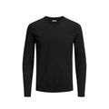Jack & Jones — Essential Basic schwarzer Herrenpullover