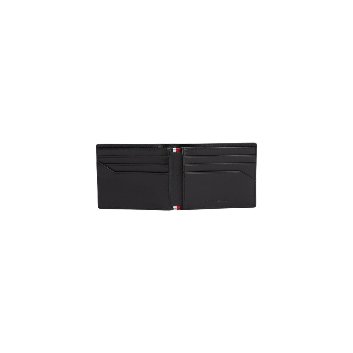 Tommy Hilfiger — Schwarze Business Saffiano Mini Herren-Geldbörse — Ansicht 3