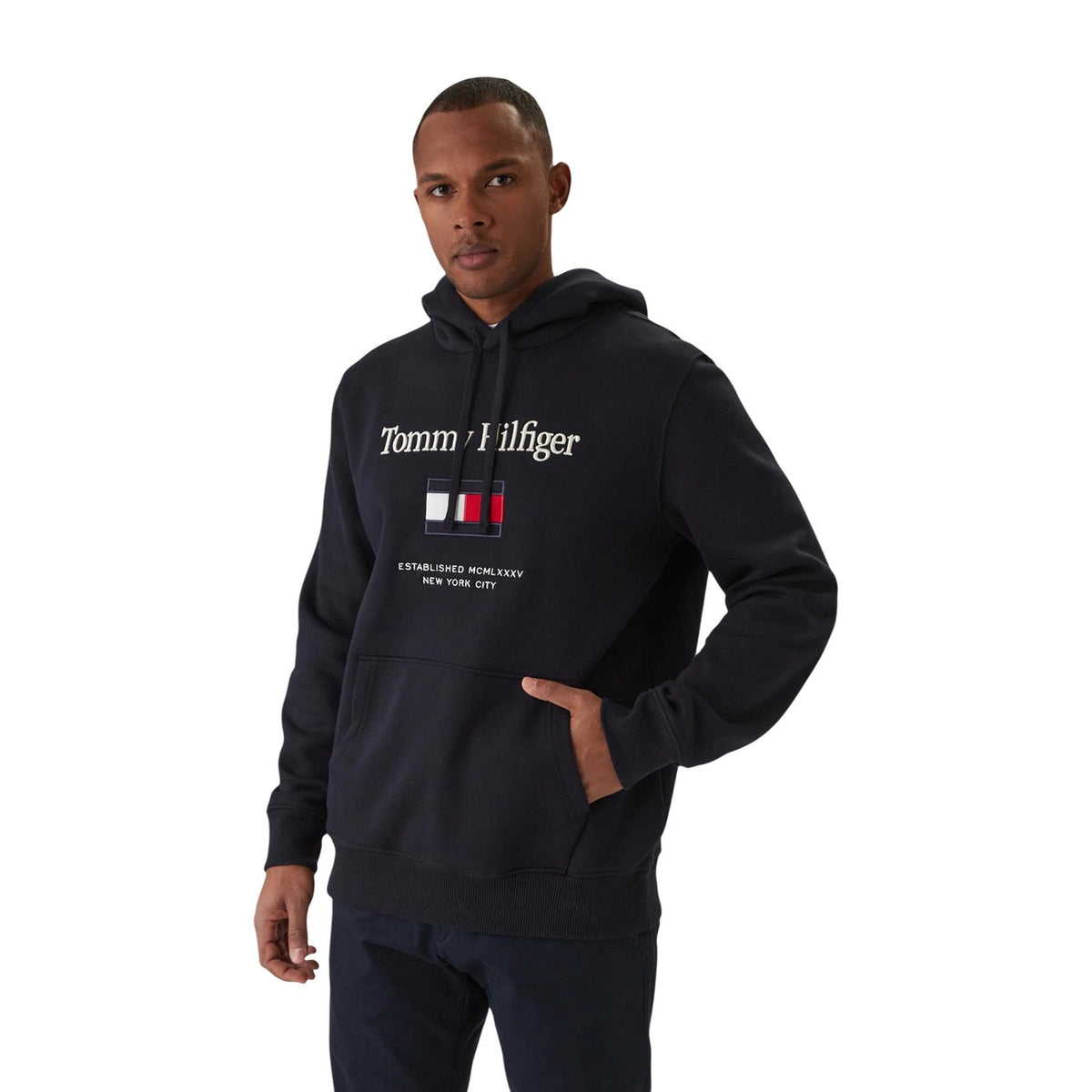 Tommy Hilfiger – Weißes Sweatshirt für Herren