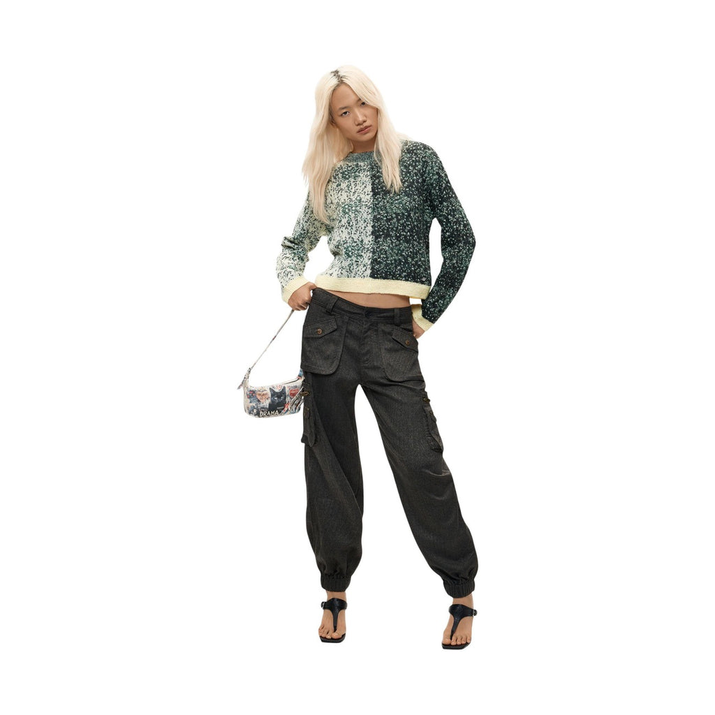 Desigual — Damen-Pullover Earth grün — Ansicht 2