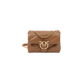 Pinko — Love Puff Mini CL Sheep Nappa tas bruin dames