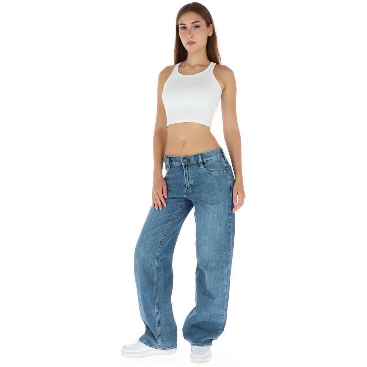 G-star — Jeans D22889-D536 blue woman — view 4