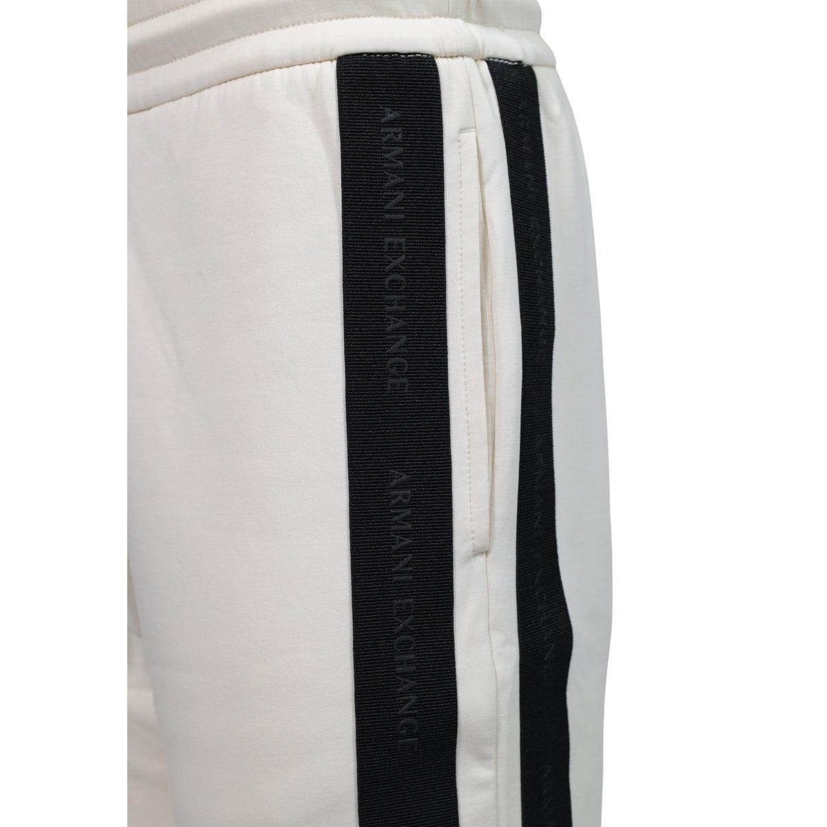 Armani Exchange — Joggingbroek XM003145 wit heren — afbeelding 5