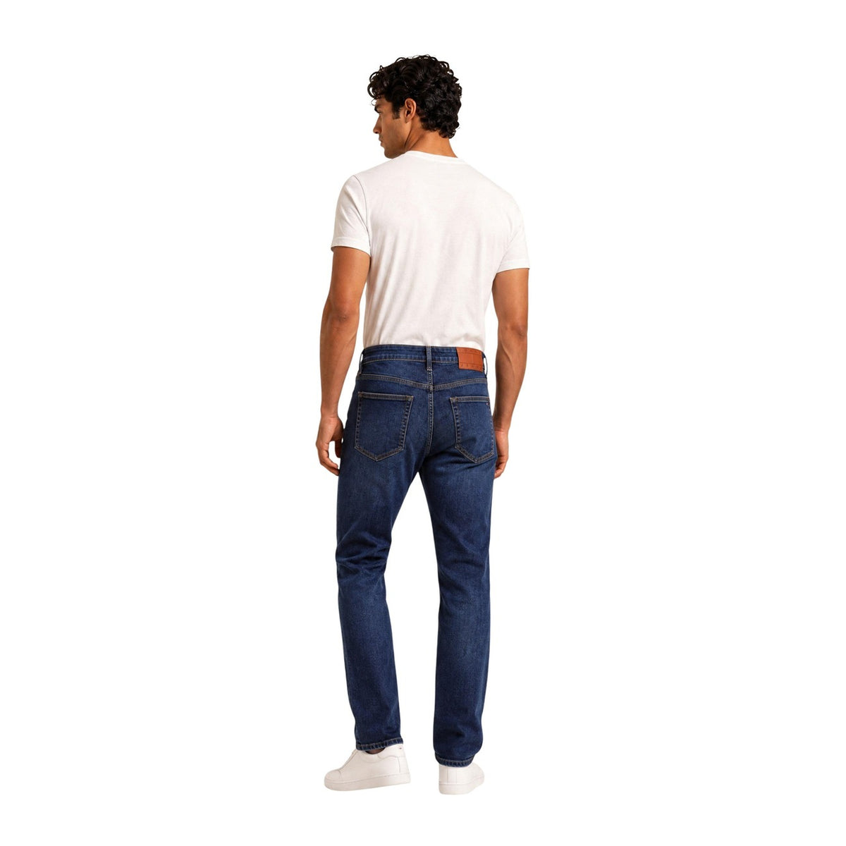 Tommy Jeans — Men's Blue Scanton Slim Stretch Cotton Jeans — view 3