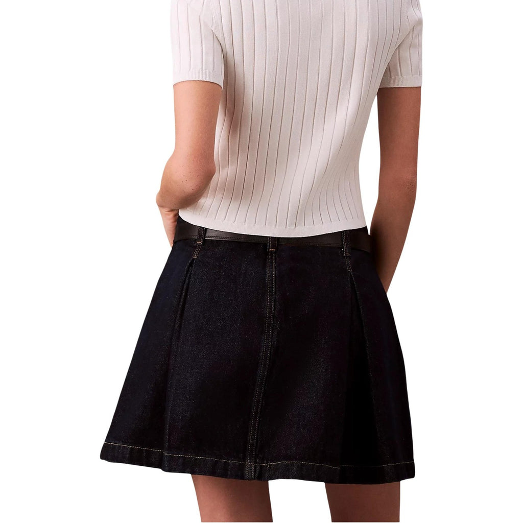 Calvin Klein Jeans — Zwarte rok LV047C717G voor dames — afbeelding 3