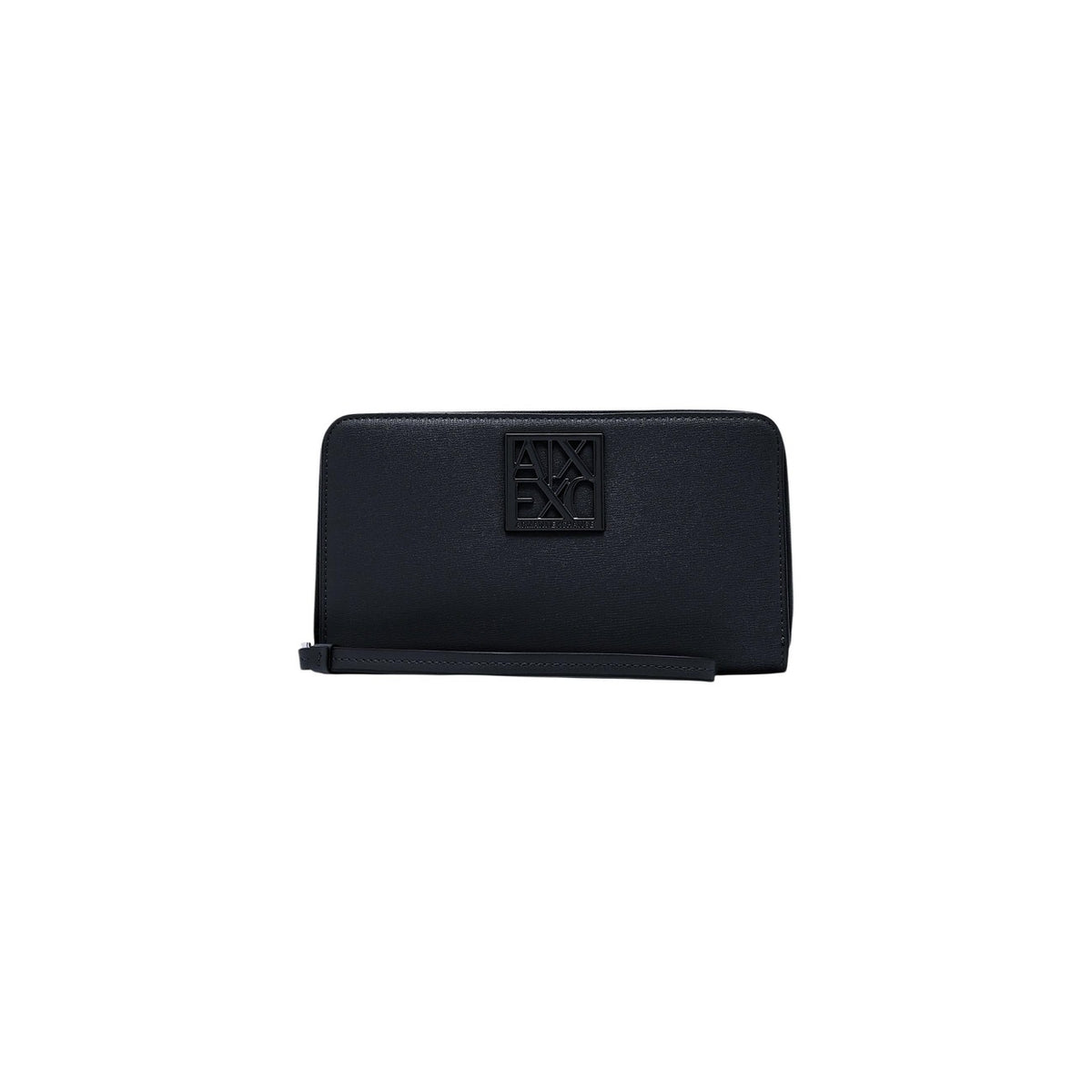 Armani Exchange — Women’s large black zipped wallet
