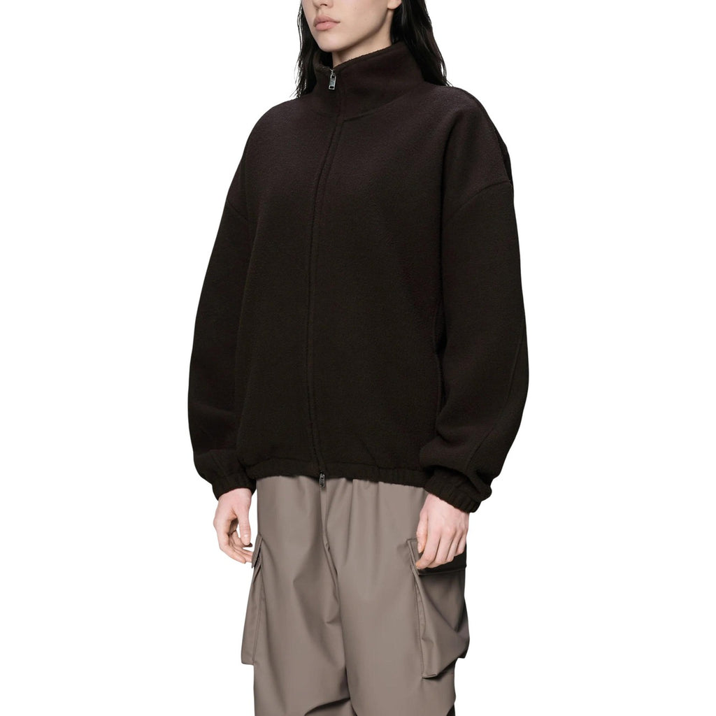 Rains — Fleece Zip Jacket bruin dames — afbeelding 4
