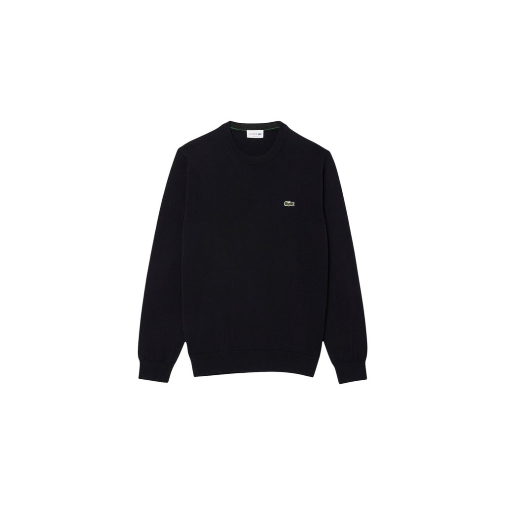 Lacoste — Men’s black round-neck sweater