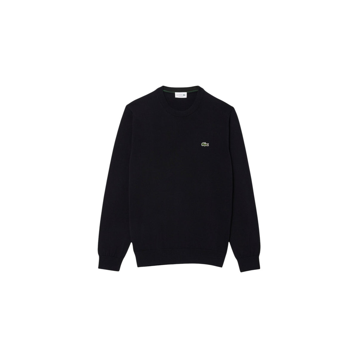 Lacoste — Pull noir à col rond homme